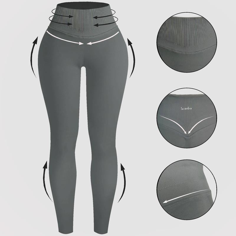 Women'S High Waist Leggings - Full Length Cropped Soft Yoga Pants for Fitness, Daily Outdoor Exercise