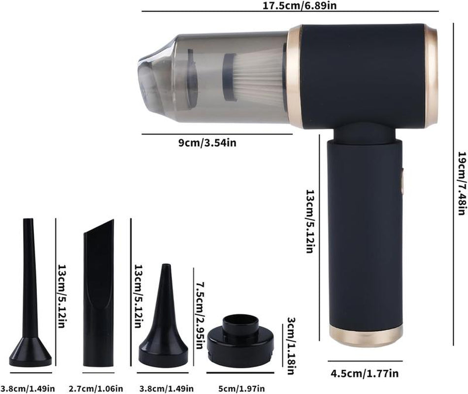 Powerful Handheld Wireless Vacuum Cleaner, with Strong Suction for Home | Car | Desktop Cleaning, Car Detailing Accessories, Cleaning Supplies